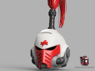  White Scars Champion Space marine 2 Helmet Addon Pack Cosplay Replica 1:1 Primaris Astartes