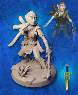 Elf Ranger Male Level 15 - Double Swords