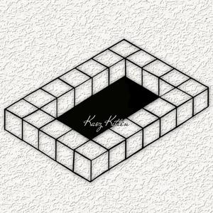 optical illusion hole wall art home decor