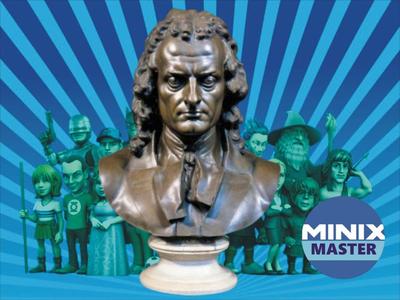 bust of isaac newton
