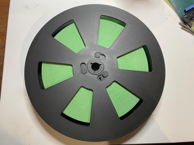 Paper tape reader reels or spools