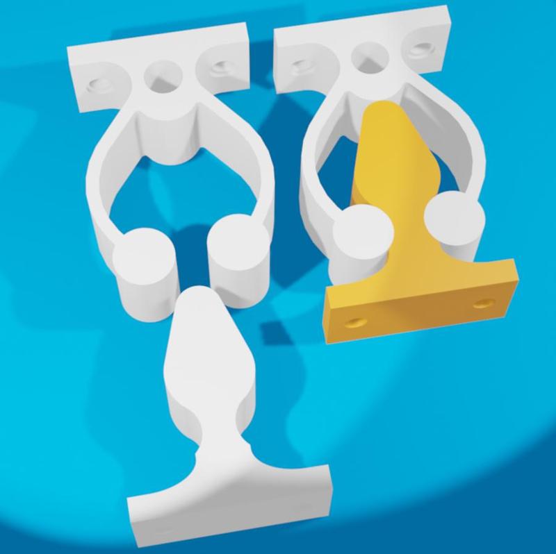 Doorstop Hold Catch Clamp