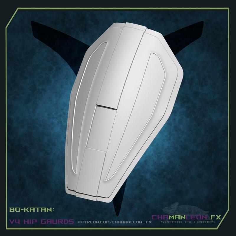 Bo Katan Mandalorian 3d Print Cosplay Hip Plate Armor