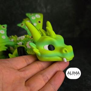 Flower Meadow Dragon Flexi / Large