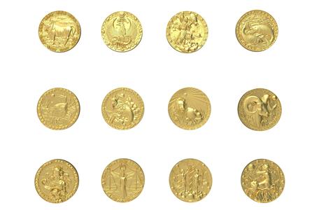 3D Model of Zodiac symbols UPDATE