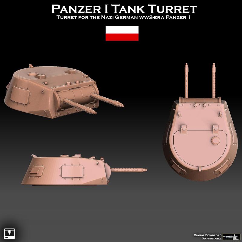Panzer 1 Tank Turret