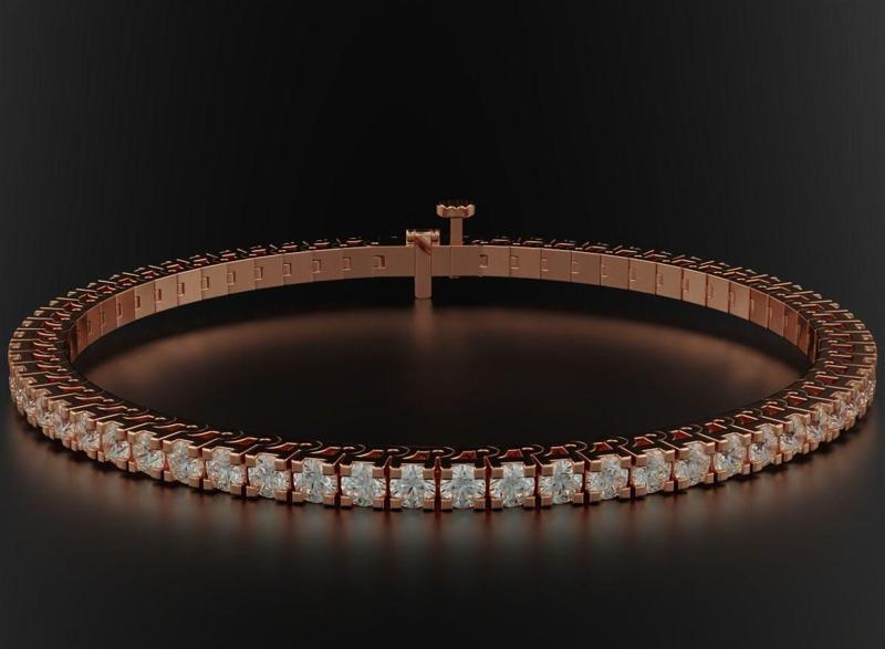 Tennis bracelet with diamonds 558