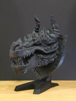 Dragon Bust Accessory Stand - Moveable Jaw Version