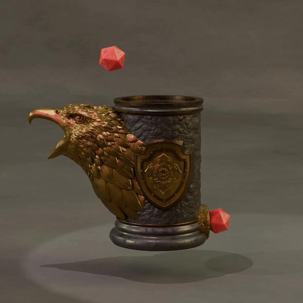 Eagle Dice Mug