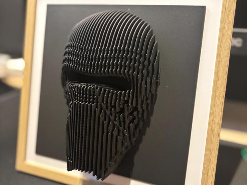 Kylo Ren layered sculpture