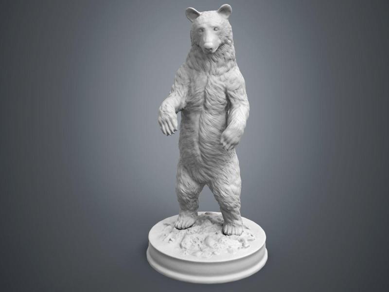 Black Bear Sculpture