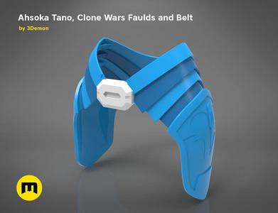 Ahsoka Tano Clone Wars Faulds and Belt