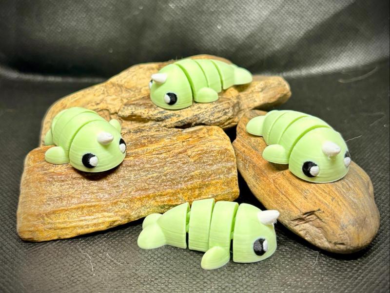 Cute Articulated Baby Narwhal 