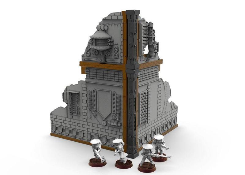 ETB Industrial building 5" tall floor sample from Damocles KS