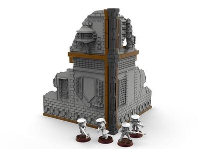 ETB Industrial building 5" tall floor sample from Damocles KS
