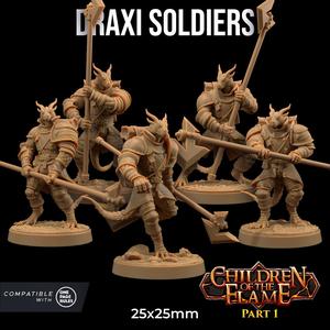 Draxi Soldiers | PRESUPPORTED | Children of the Flame Part. 1