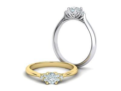 7 stones Engagement ring 3dmodel