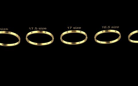 Cartier Braclet Size 3d print model