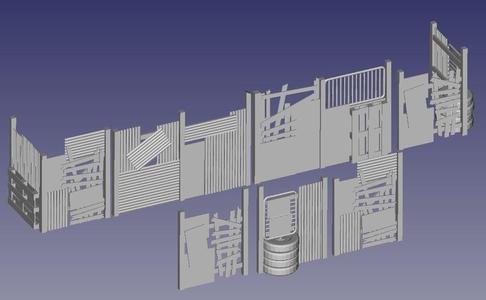 Junk-Wall for H0 - 1:87