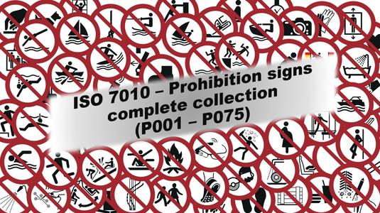 ISO 7010 - Prohibition Signs