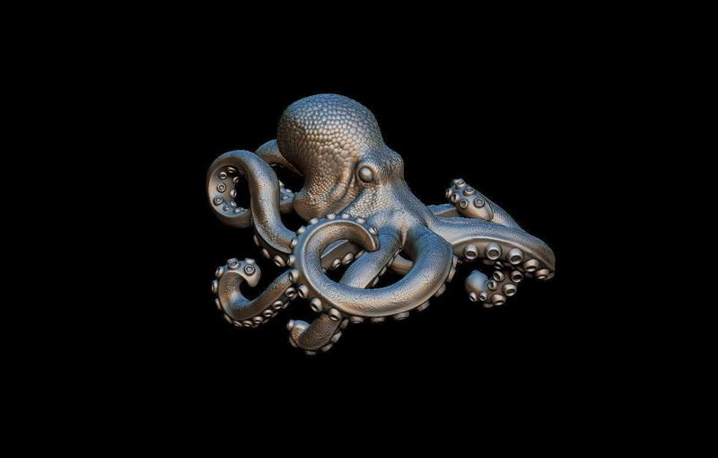 Octopus pendant