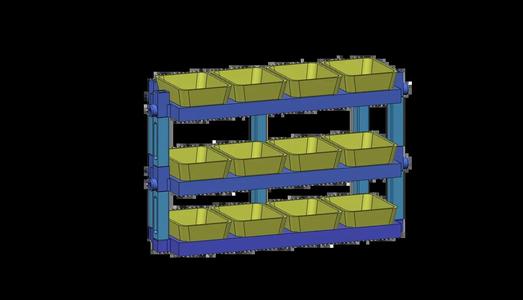 Sorting Tray Rack   