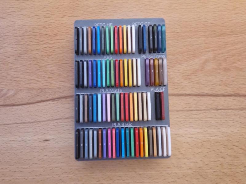 Gridfinity for Bambu Filament Swatches