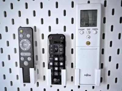 Remote Control Holders Set for Skadis - 3 sizes