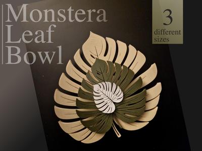 Monstera Leaf Bowl Tray - Dekorative Schale