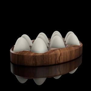 WOODEN EGG TRAY