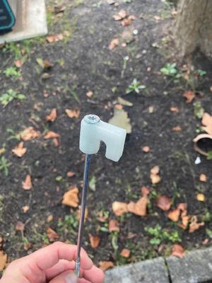 Tentstake, hook for screws   
