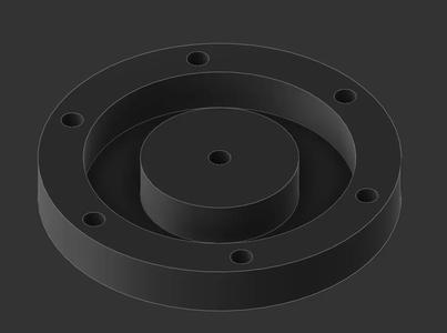 70mm m5 bolt pattern drill guide   