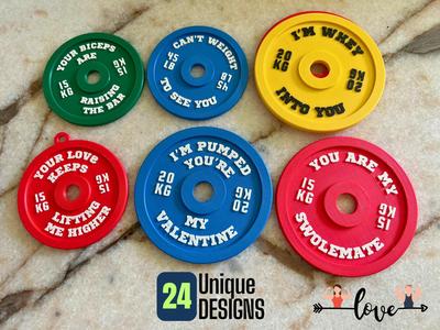 Love Weight Plates - Valentines Gift