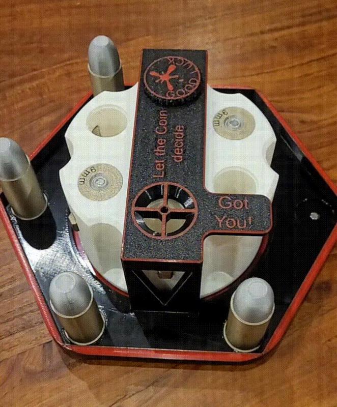 Russian Roulette TABLE Game, drinking Game