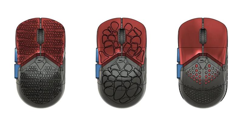 Patterned Minimal Shape Mouse: HyperX Pulsefire Saga   