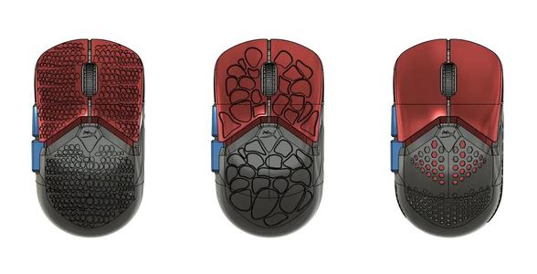 Patterned Minimal Shape Mouse: HyperX Pulsefire Saga   