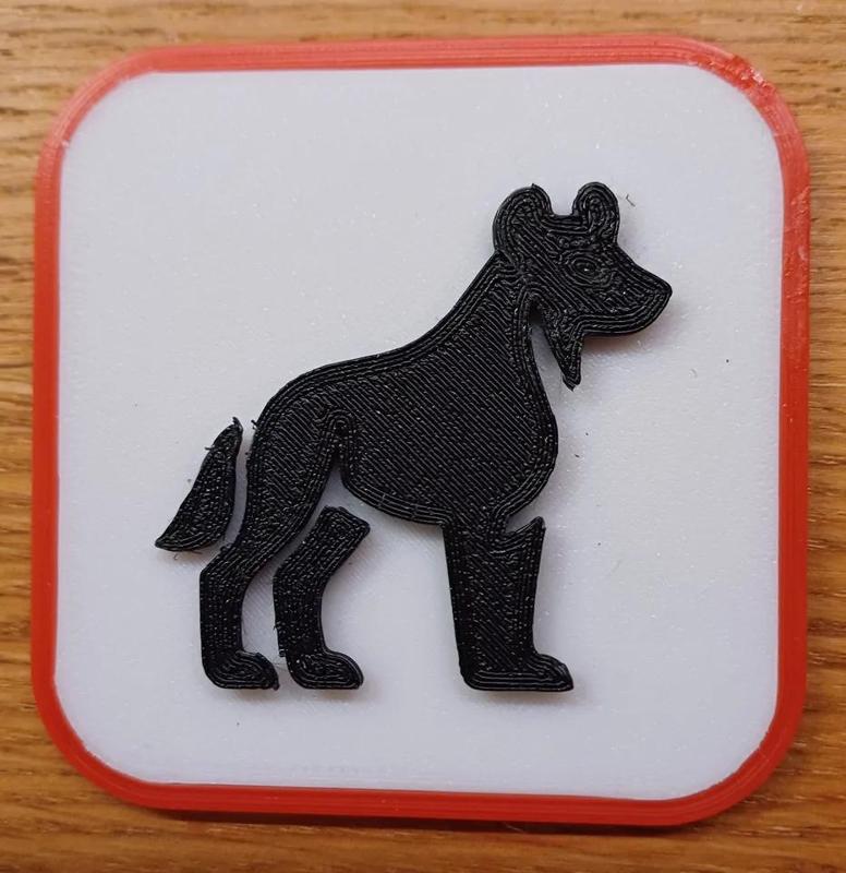 Fridge Magnet - Hyena   