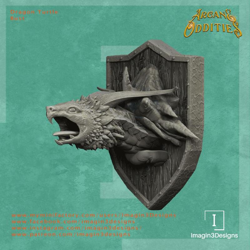 Dragon Turtle Bust
