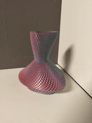modern textured vase (silk)   