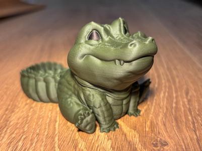 Chubby Cute Crocodile