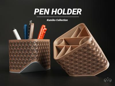 Asanoha Pen Holder - Desk Organizer