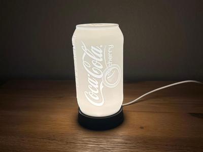 Cherry Coke Can (lighted Lithophane)