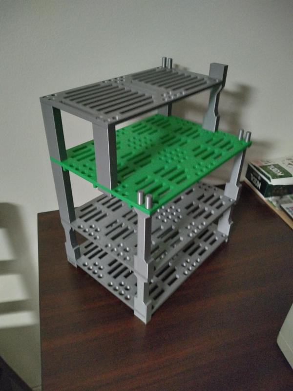 Modular Stackable Open Shelving System
