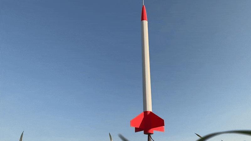 Modular Model Rocket For A/B/C motors