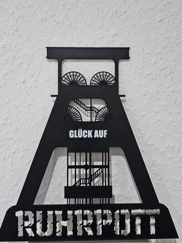 Zechenturm Ruhrpott Glück Auf