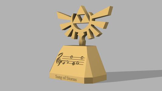 Song of Storms plinth
