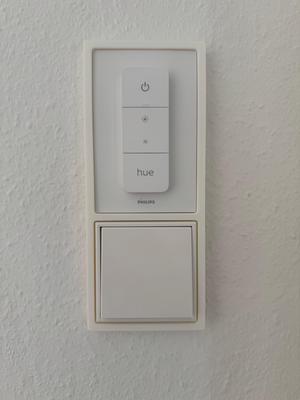 Mount for Hue dimmer switch Jung LS switch