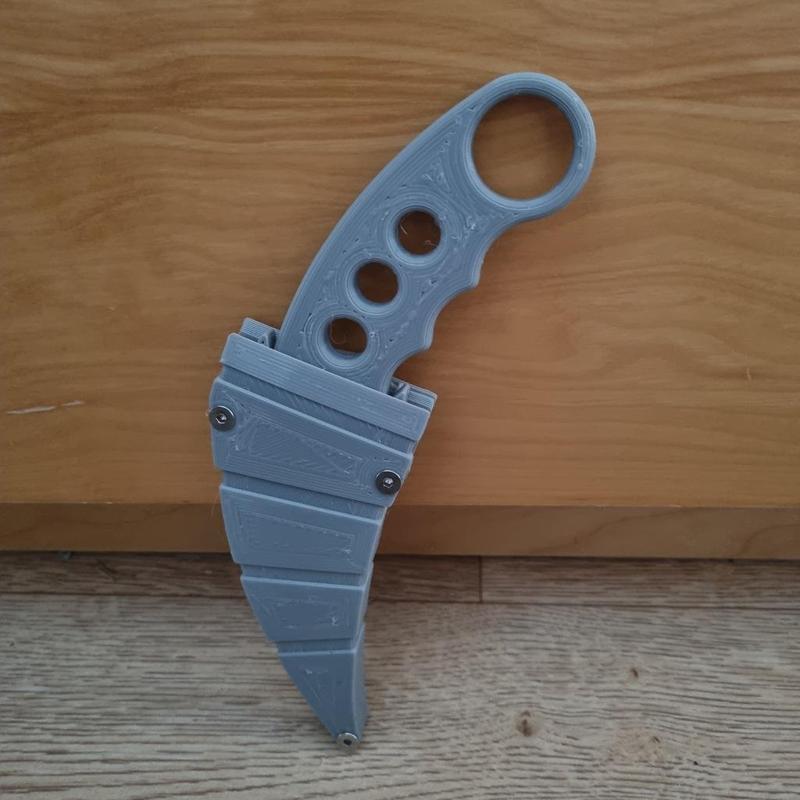 AOMP Project- An SOCP-like large karambit for airsoft