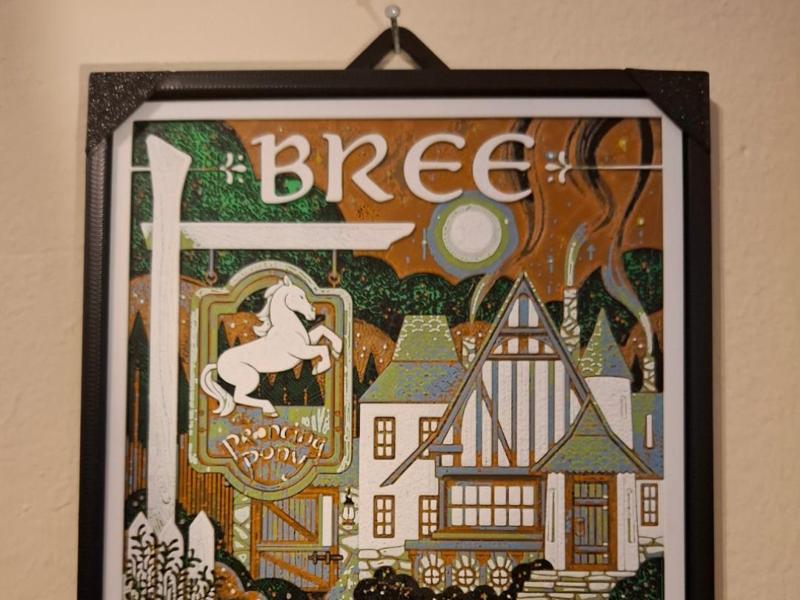 Hueforge and picture frame (no glue needed)