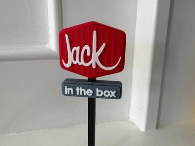 Jack in the Box Sign